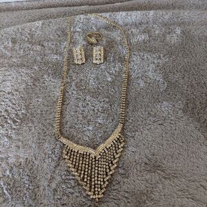 Elegant Gold Plated Jewelry Set